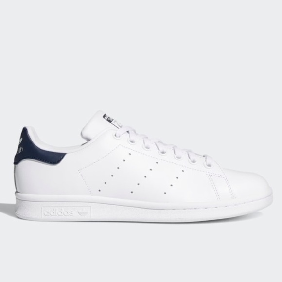 ✅Adidas Stan Smith Core White New Navy - Picture 3 of 4